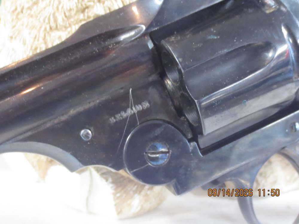 Belgian Large Frame Top Break Revolver .44-40 WCF 6 inch C&R -img-5
