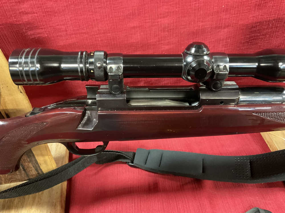 Ruger M77 Tang Safety 338 Win Mag W/ Redfield-img-10