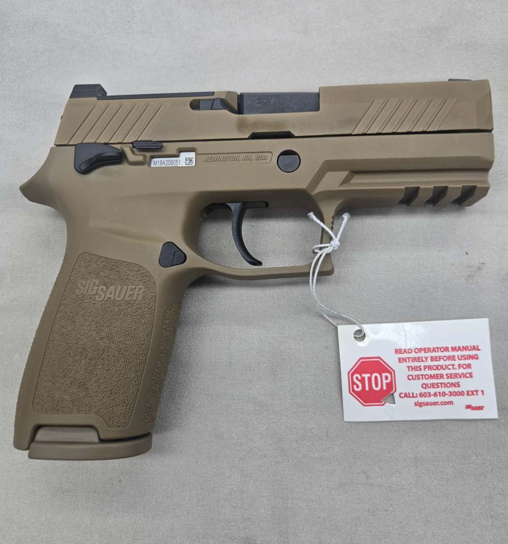 Sig Sauer M18 CSS 9mm  3.9" Barrel Brand New 3 Magazines Pistol SIGLITE-img-0
