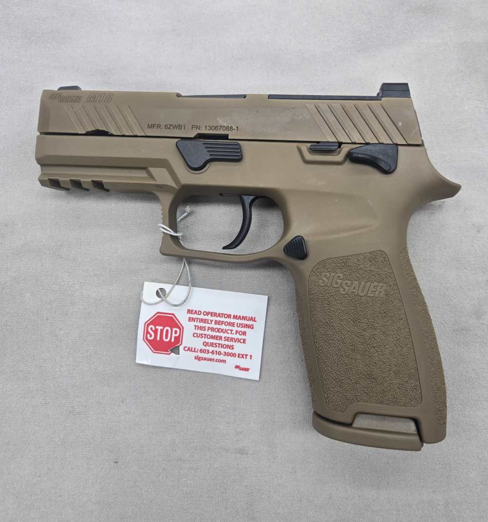 Sig Sauer M18 CSS 9mm  3.9" Barrel Brand New 3 Magazines Pistol SIGLITE-img-1