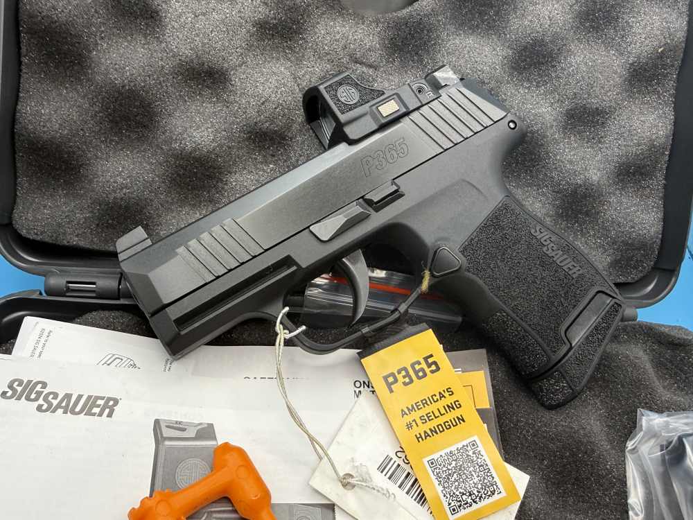 Sig Sauer P365 9mm w/ Romeo RS Compact Optic Nitron P-365 NEW-img-1