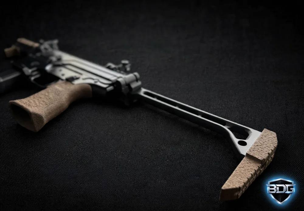 BDG Custom Folding Brace | Panzer OEM Aluminum Frame | Picatinny Mount-img-2