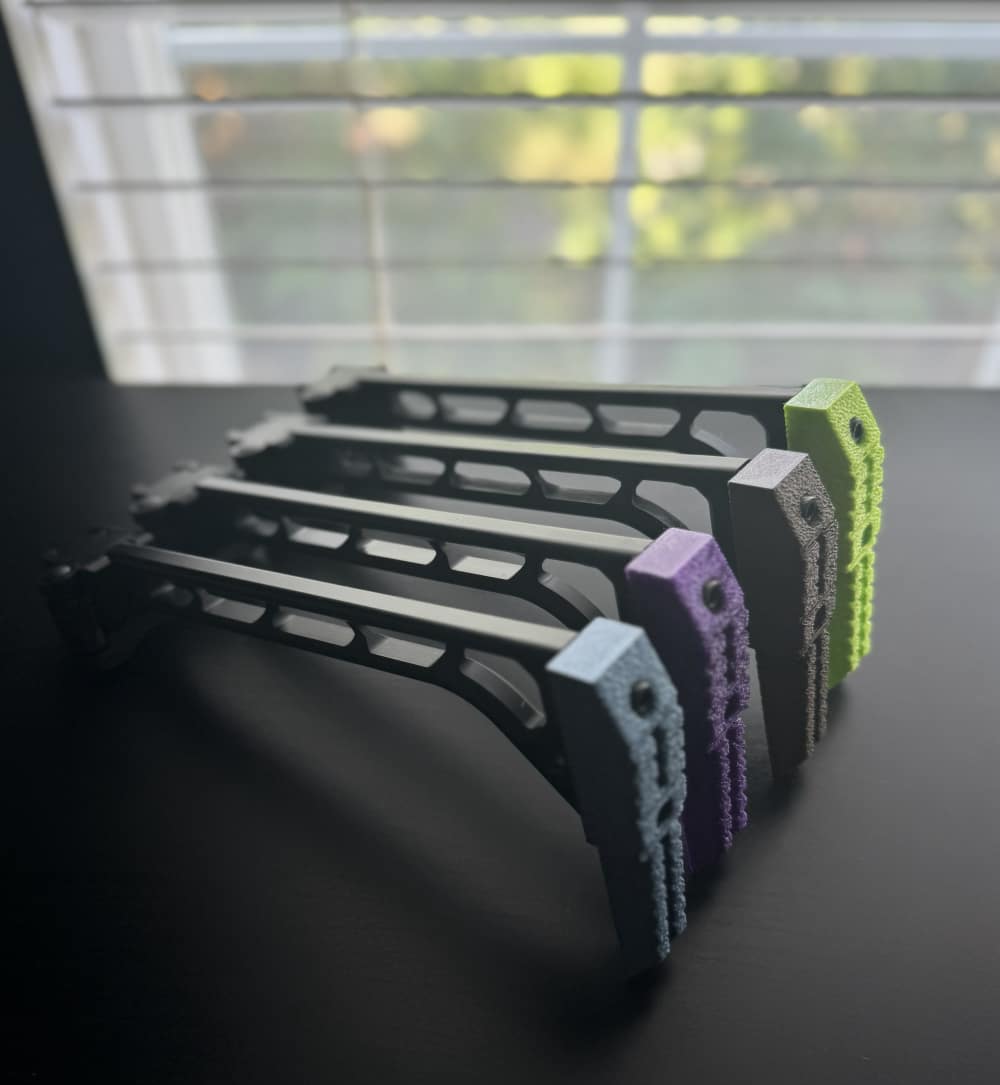BDG Custom Folding Brace | Panzer OEM Aluminum Frame | Picatinny Mount-img-1
