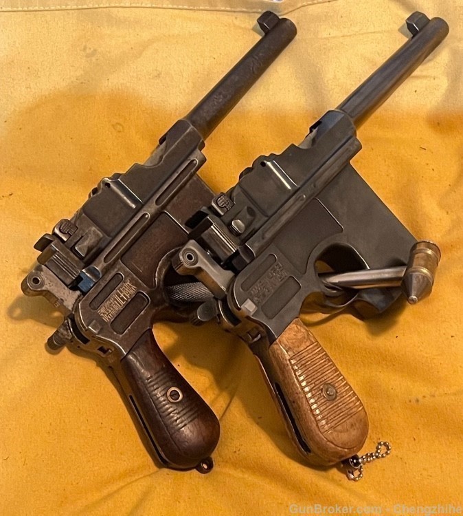 .45 Broomhandle Shansei Type-17: Original and Repro;no confusion/no dilemma-img-3
