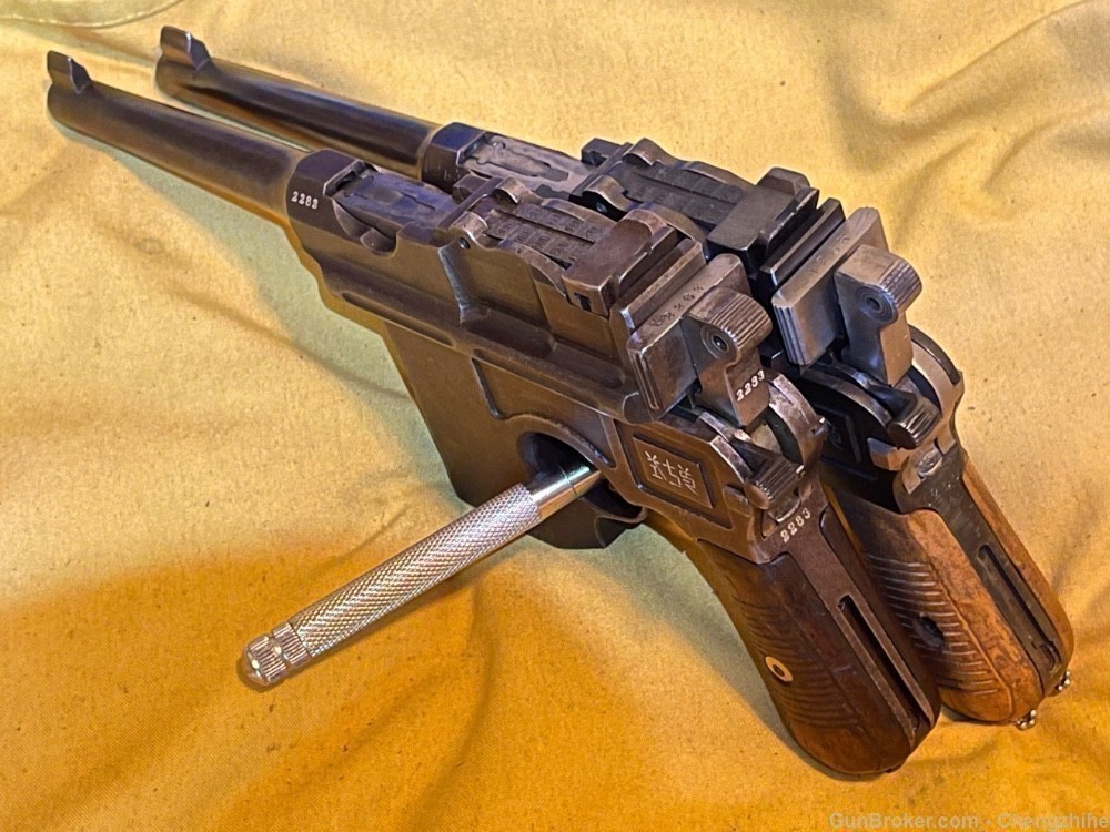 .45 Broomhandle Shansei Type-17: Original and Repro;no confusion/no dilemma-img-4