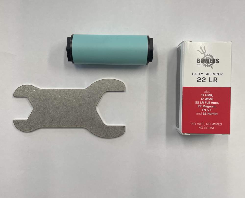 Bowers Bitty Micro mini 22 caliber Angel Blue Suppressor-img-0