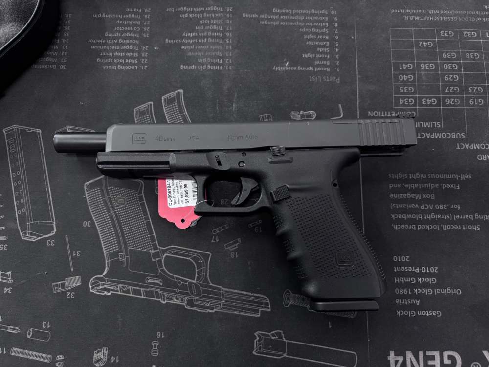 Glock 40 Gen 4 10mm MOS 6” w/box 3 magazines -img-32