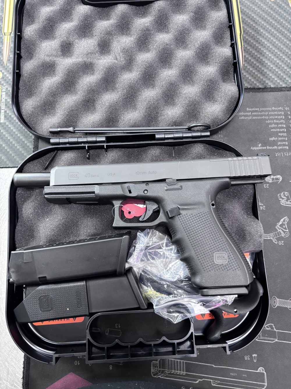 Glock 40 Gen 4 10mm MOS 6” w/box 3 magazines -img-41
