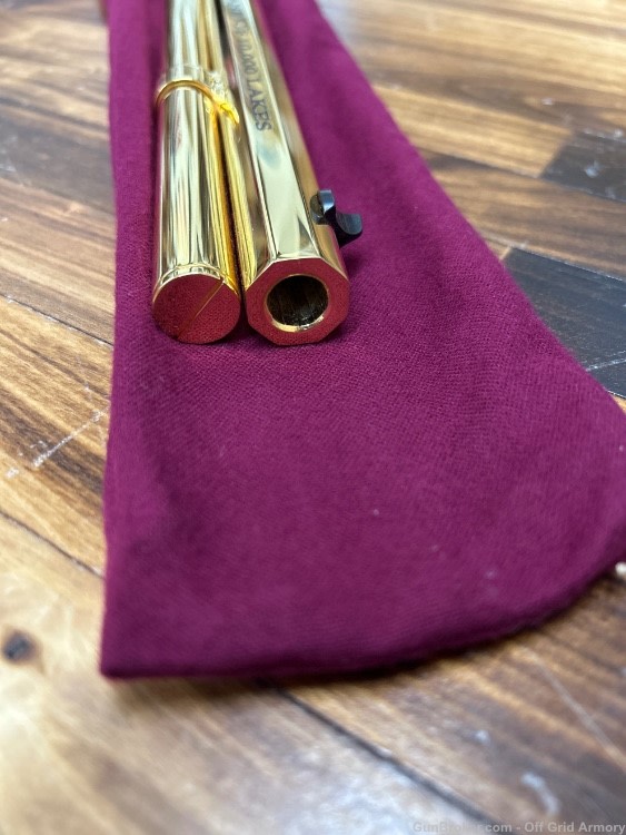 MN OUTDOORSMAN #3 of 32 UBERTI 1873 45 COLT 100% GOLD PLATED!-img-8