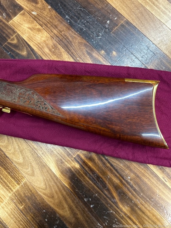 MN OUTDOORSMAN #3 of 32 UBERTI 1873 45 COLT 100% GOLD PLATED!-img-11