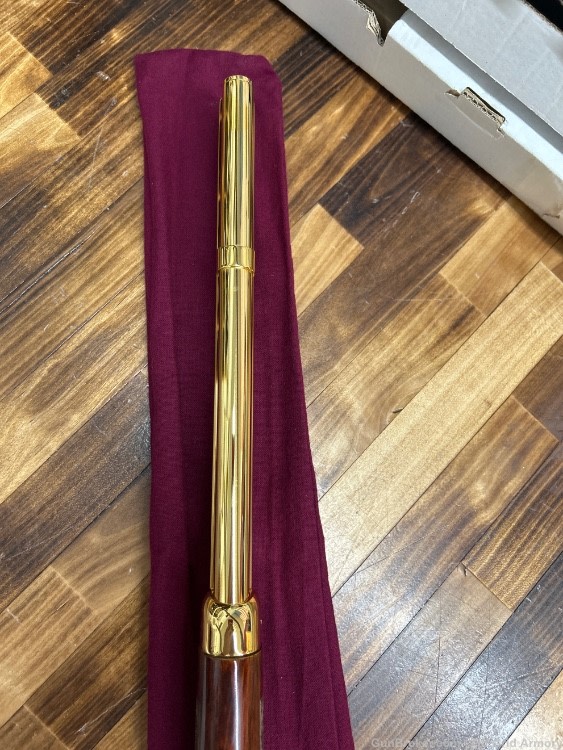 MN OUTDOORSMAN #3 of 32 UBERTI 1873 45 COLT 100% GOLD PLATED!-img-23