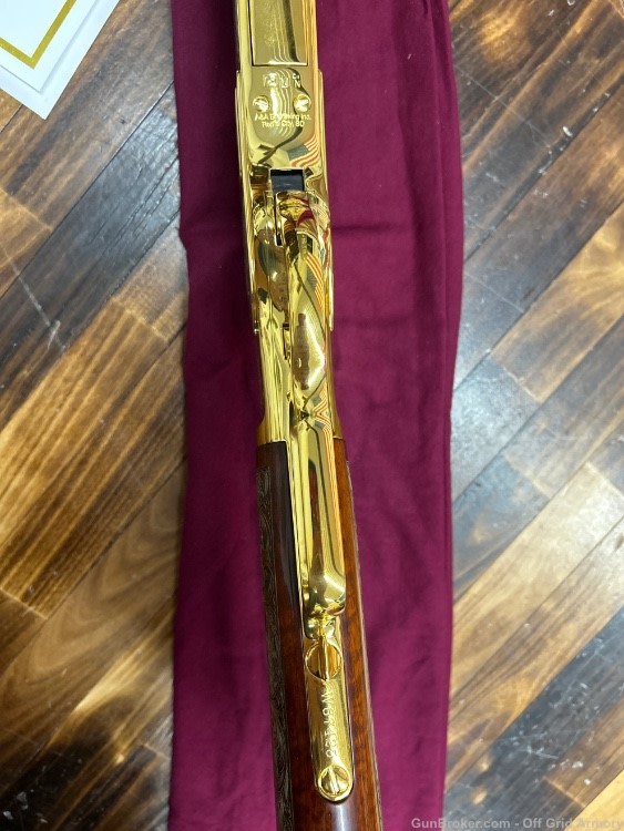 MN OUTDOORSMAN #3 of 32 UBERTI 1873 45 COLT 100% GOLD PLATED!-img-20