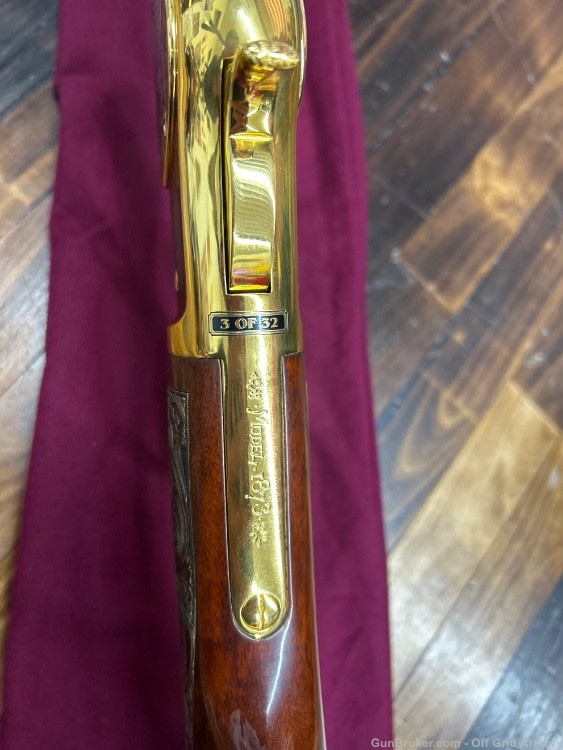 MN OUTDOORSMAN #3 of 32 UBERTI 1873 45 COLT 100% GOLD PLATED!-img-24