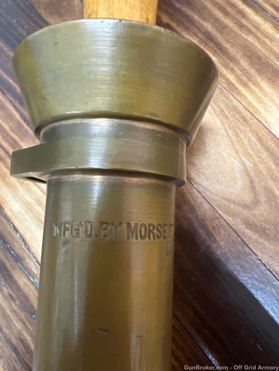 U.S. NAVY WW2 MORSE DIVE KNIFE!  BRASS!  GORGEOUS -img-1