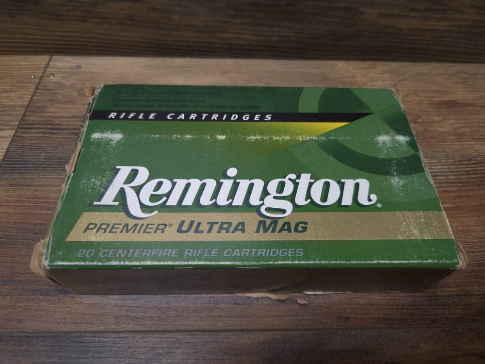 20 Rds Remington Premier 375 Rem Ultra Mag 270 Gr Hornday SP Ammunition-img-1