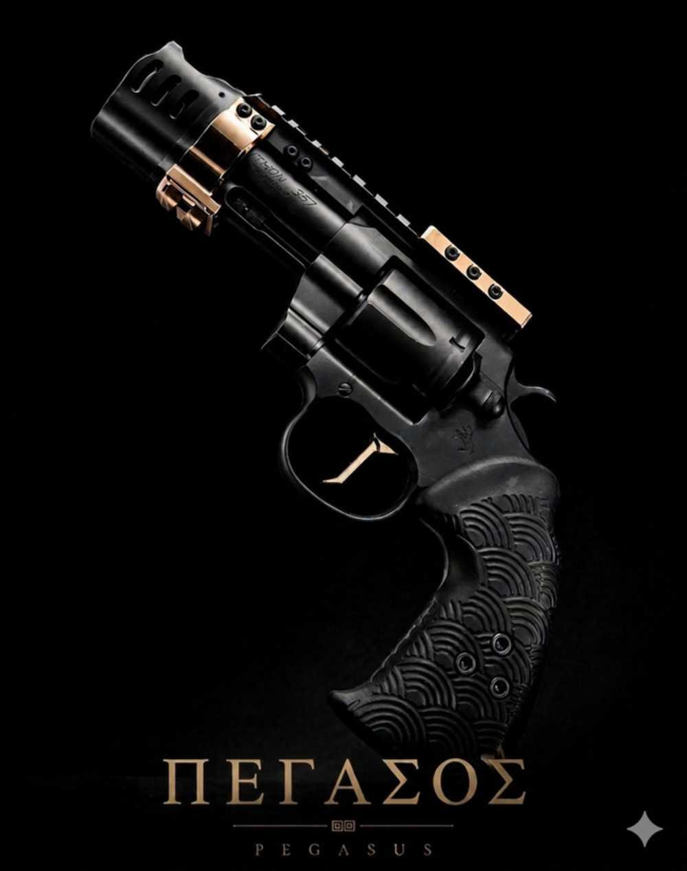 NEW! EMPIRE PBF Pegasus 3" Custom Colt Python Revolver KAGE Comp Acro Mount-img-4
