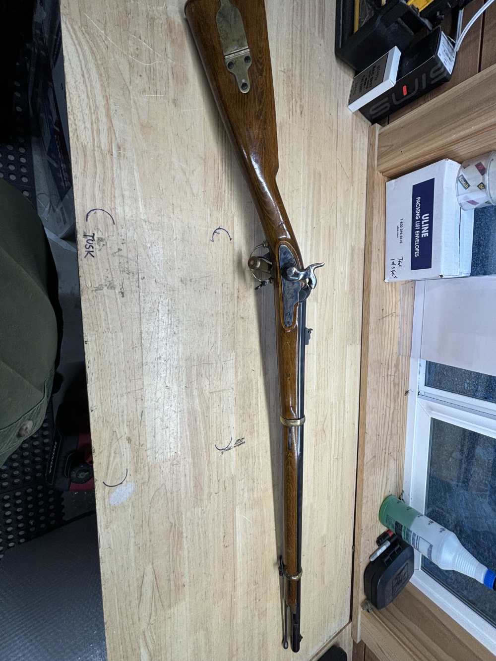 Zouave 1863 long rifle replica made by Antonio Zoli, 58 caliber MINTY-img-0