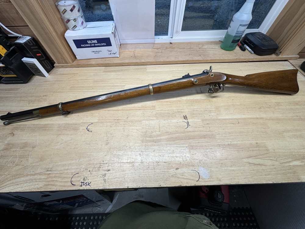 Zouave 1863 long rifle replica made by Antonio Zoli, 58 caliber MINTY-img-7
