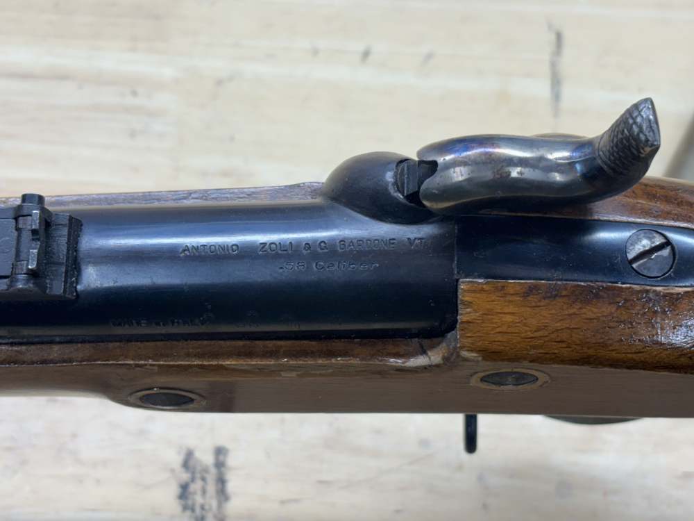 Zouave 1863 long rifle replica made by Antonio Zoli, 58 caliber MINTY-img-16