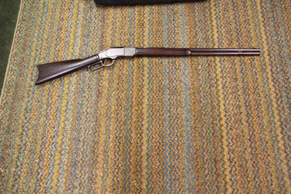 Winchester 1873 22 Short Rare 73 24 inch-img-0