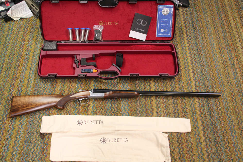 Beretta 486 20 GA Side by Side Engraved in Case -img-0