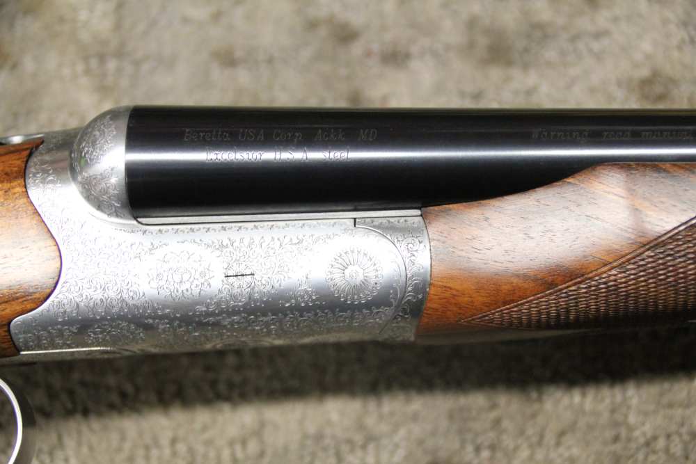 Beretta 486 20 GA Side by Side Engraved in Case -img-5