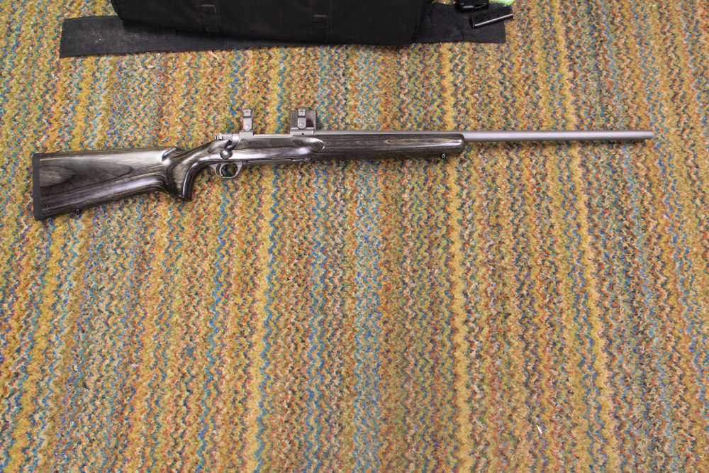 Ruger M77 Hawkeye 308 Stainless Laminated Varmint Target Heavy -img-0