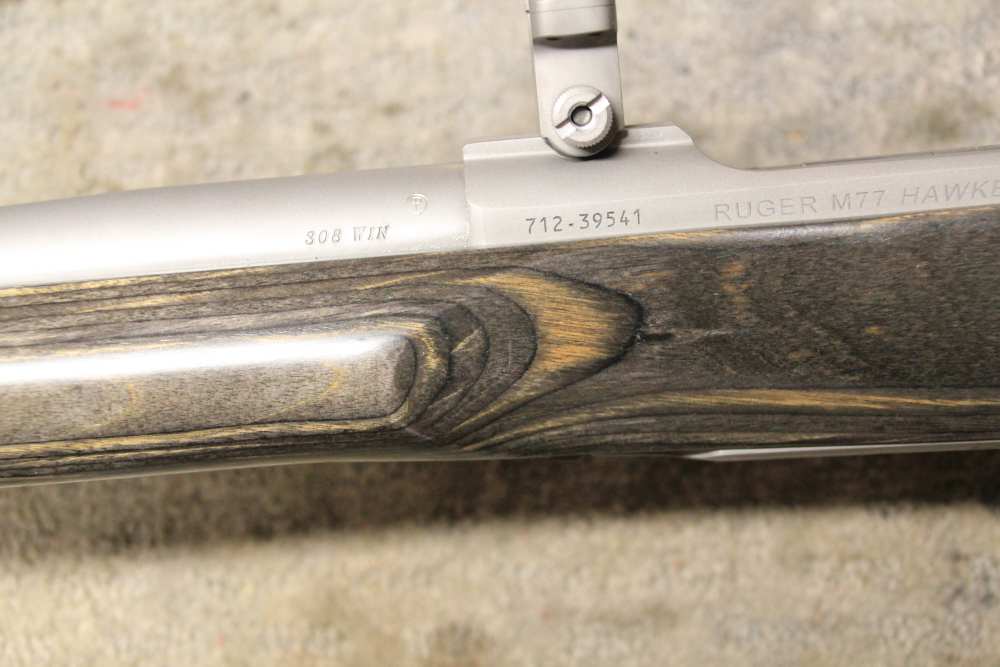 Ruger M77 Hawkeye 308 Stainless Laminated Varmint Target Heavy -img-8