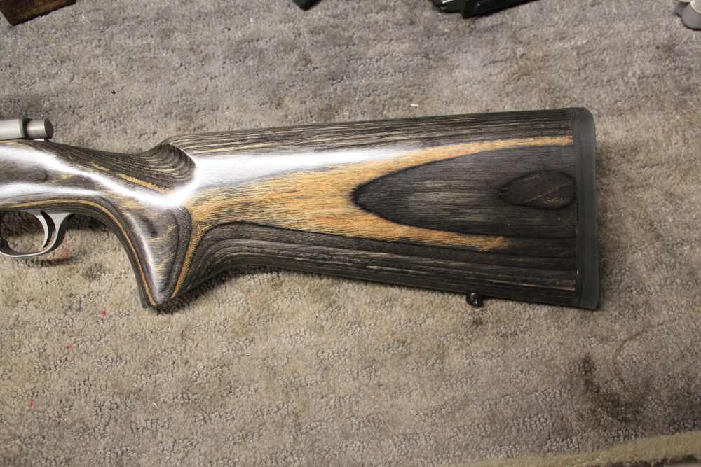 Ruger M77 Hawkeye 308 Stainless Laminated Varmint Target Heavy -img-5