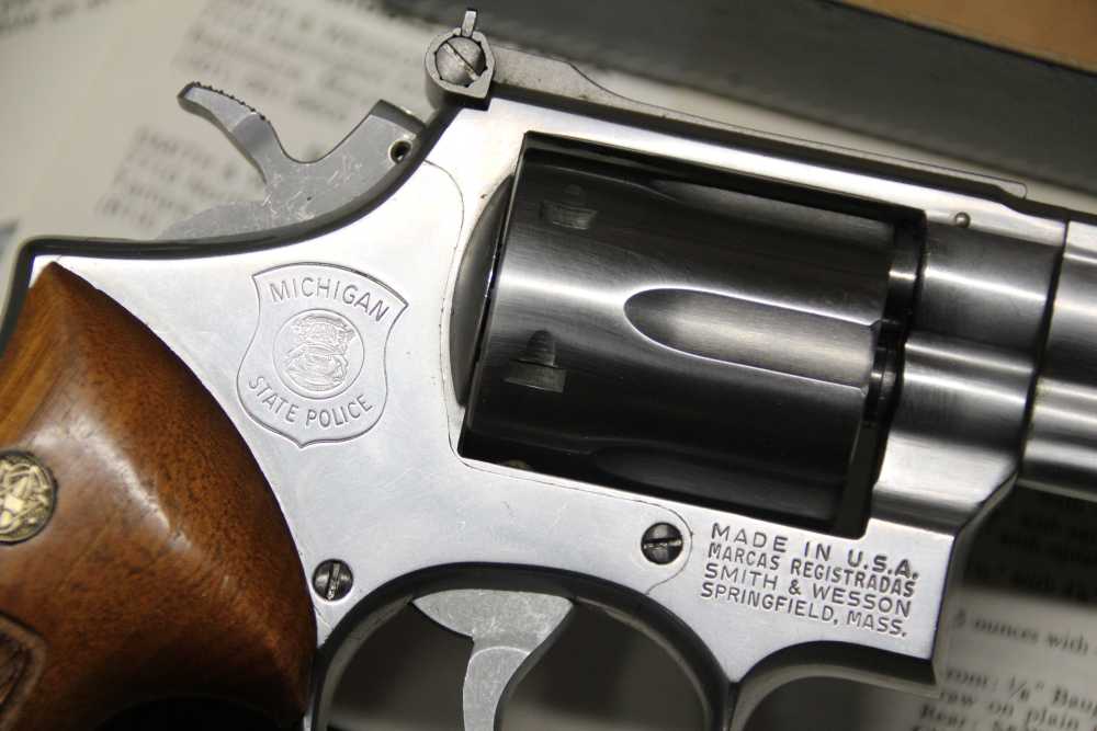 Smith & Wesson 66 357 Mag Michigan State Police MSP P&R With Receipt-img-24