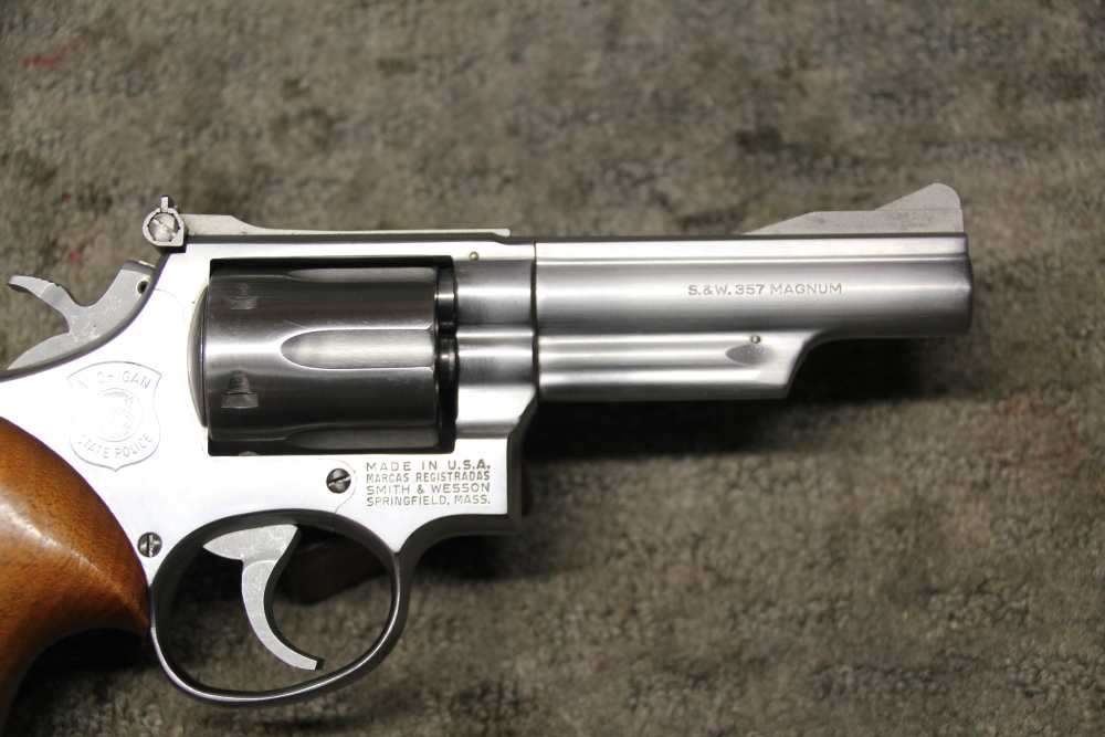 Smith & Wesson 66 357 Mag Michigan State Police MSP P&R With Receipt-img-4