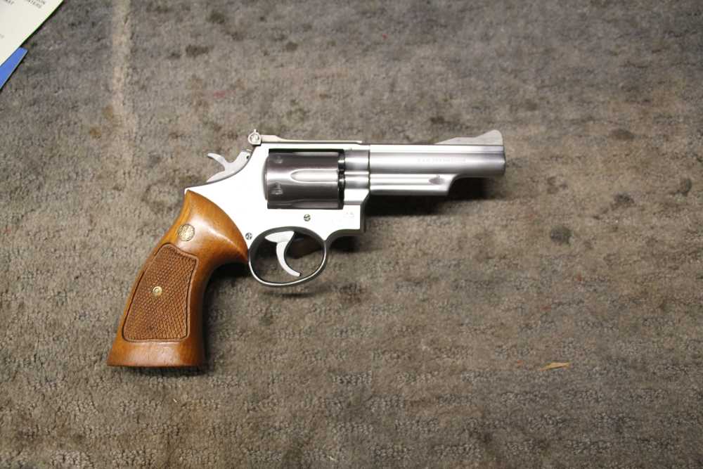 Smith & Wesson 66 357 Mag Michigan State Police MSP P&R With Receipt-img-3
