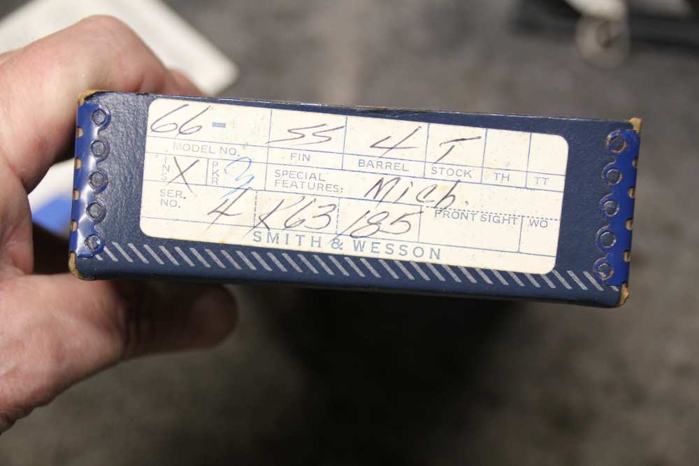 Smith & Wesson 66 357 Mag Michigan State Police MSP P&R With Receipt-img-21