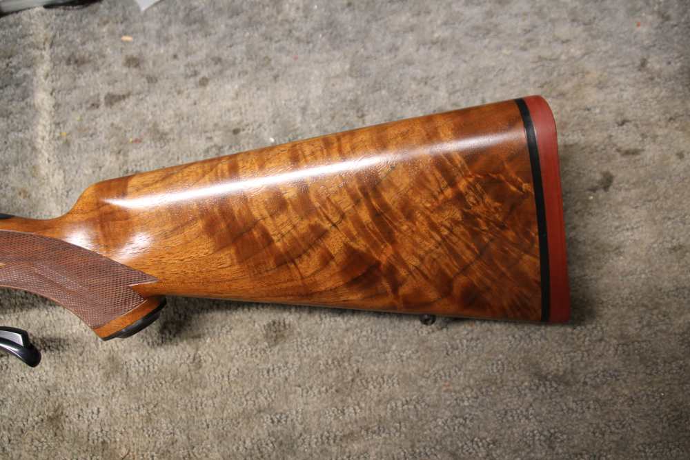 Ruger Number 1 No. 1 338 Win Mag Nice Wood Grain Red Pad -img-6