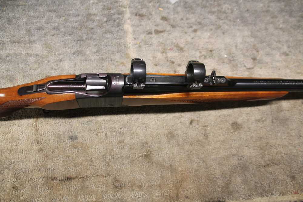 Ruger Number 1 No. 1 338 Win Mag Nice Wood Grain Red Pad -img-12