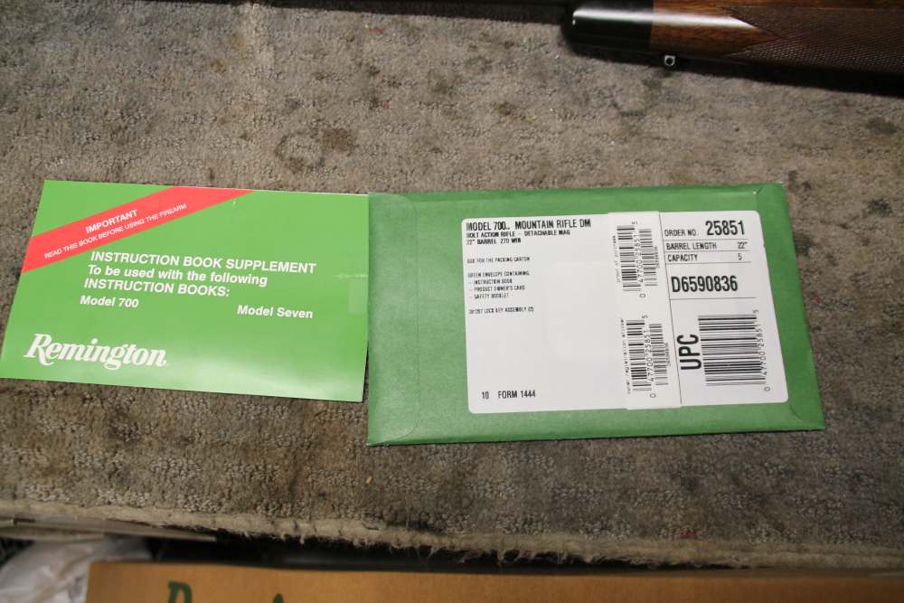 Remington 700 DM 270 Mountain Detachable Mag Unfired-img-19