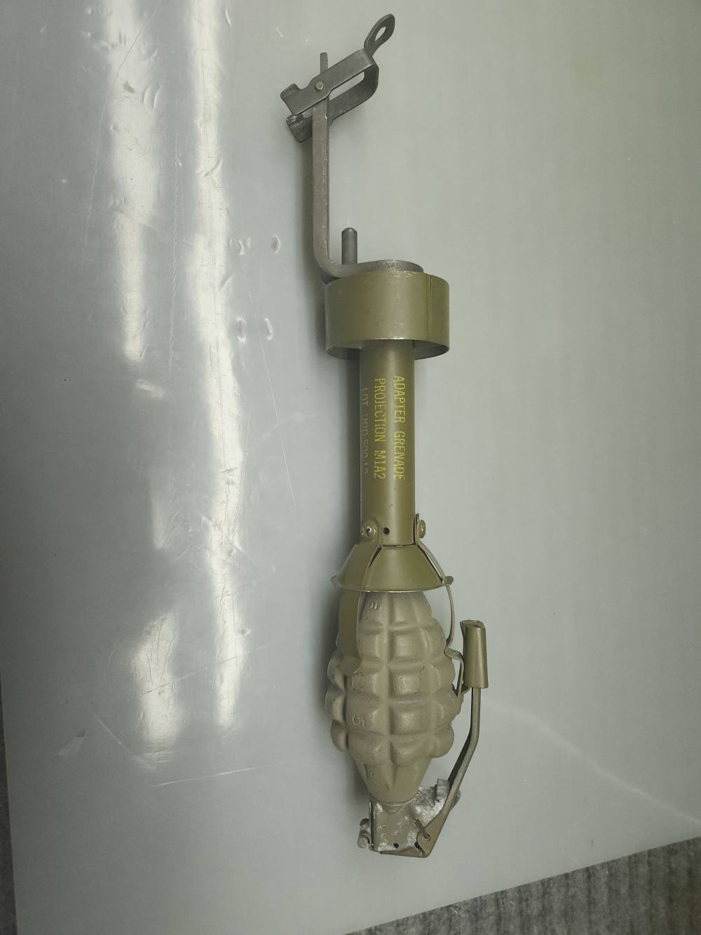 Original U.S. Korean War / Vietnam Inert MkII Pineapple Grenade Dummy-img-1