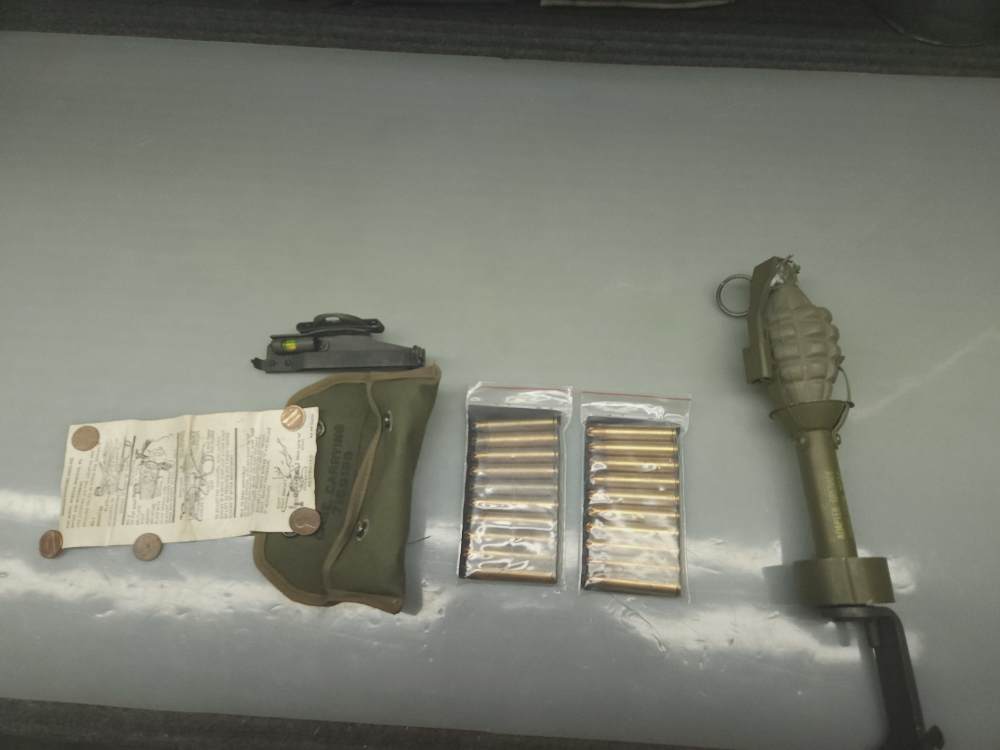 Original U.S. Korean War / Vietnam Inert MkII Pineapple Grenade Dummy-img-0
