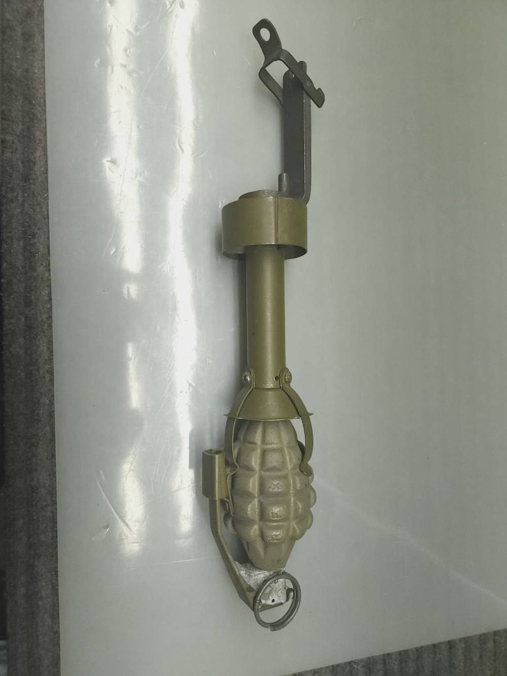 Original U.S. Korean War / Vietnam Inert MkII Pineapple Grenade Dummy-img-2