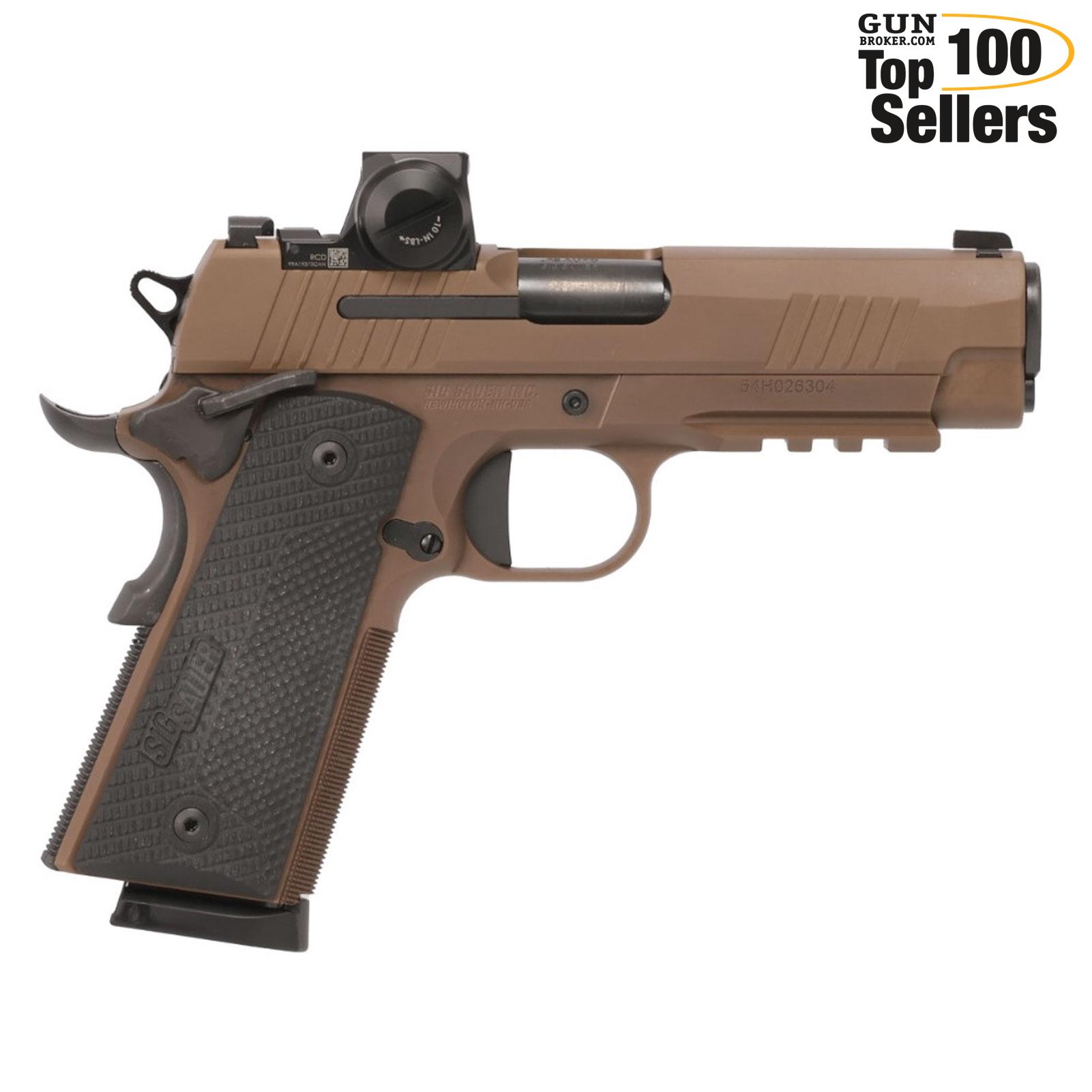SIG SAUER 1911-XCarry Emperor Scorpion 45 ACP 4.25in 2x 8rd Coyote Pistol-img-0