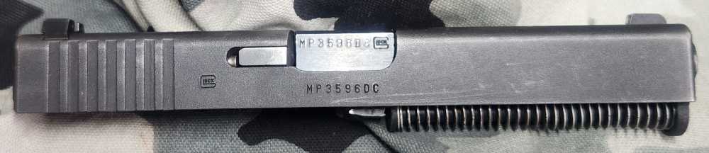 Glock 17 Gen 2 9MM Complete Slide Used Great Patina 96DC Hard to Find NS-img-3