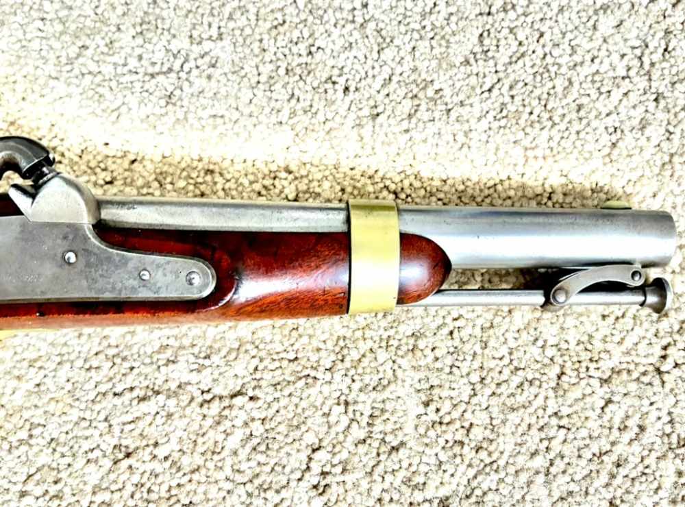 J  US 1842 H.ASTON 1852 .54 Cavalry Pistol Match Exc near New-img-6