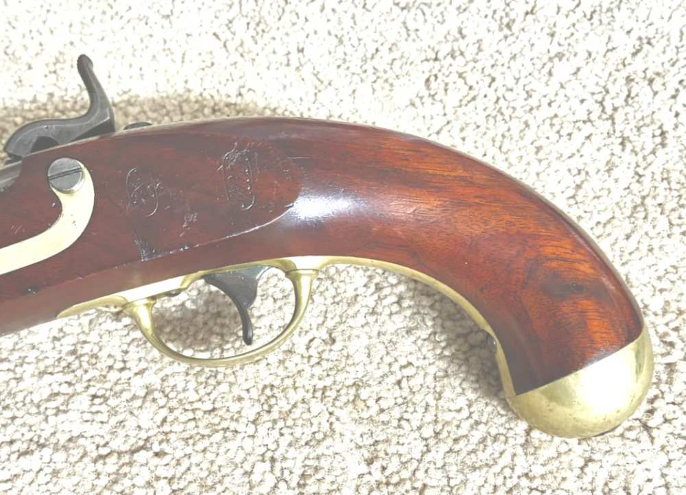 J  US 1842 H.ASTON 1852 .54 Cavalry Pistol Match Exc near New-img-17