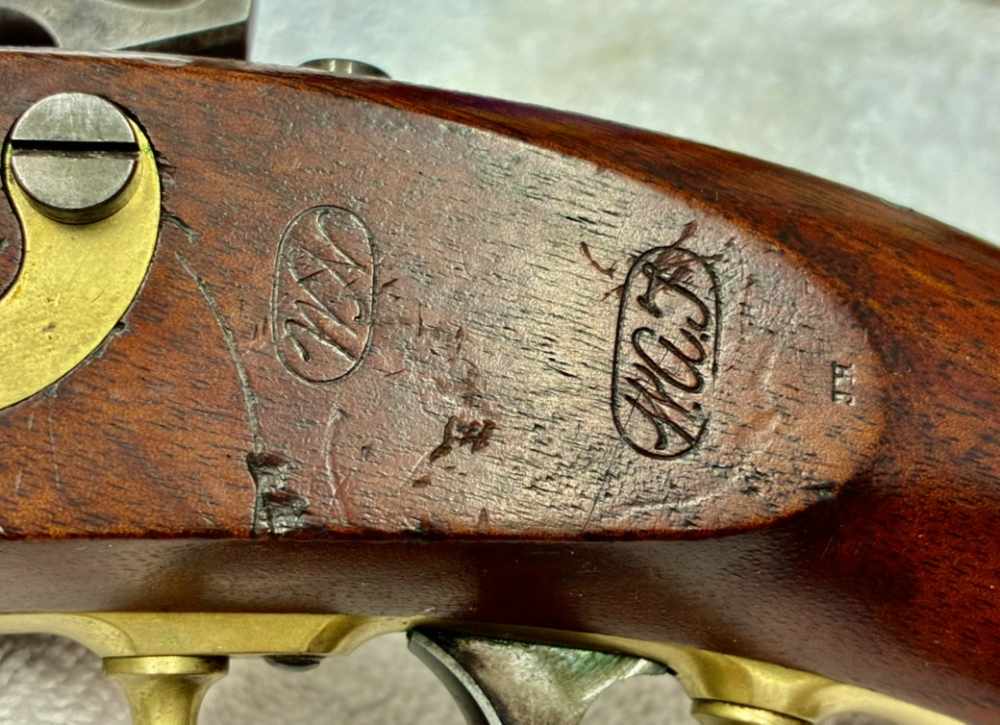 J  US 1842 H.ASTON 1852 .54 Cavalry Pistol Match Exc near New-img-13
