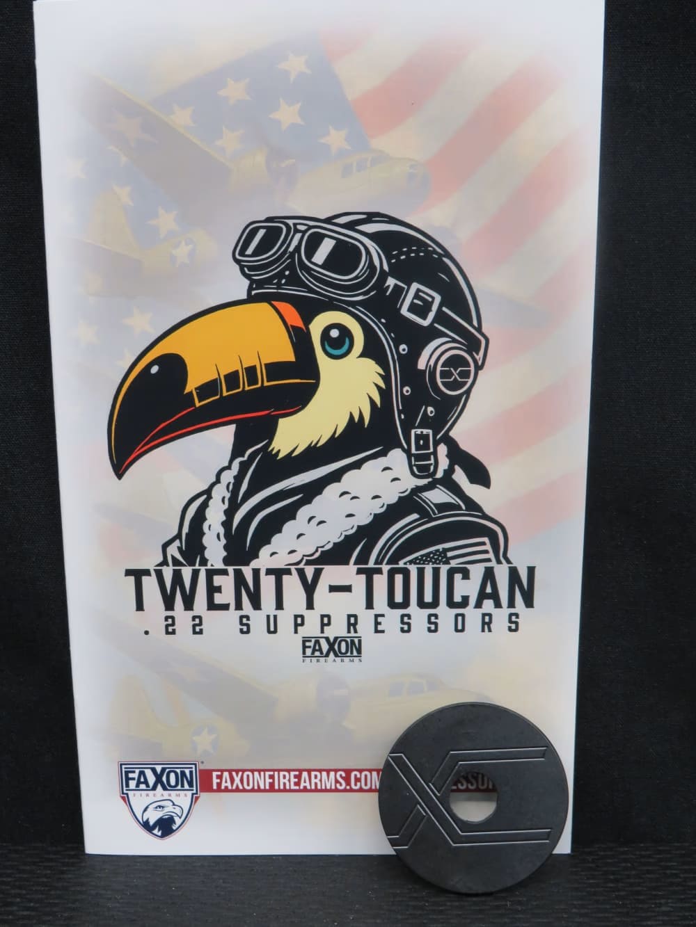  FAXON FIREARMS TWENTY-TOUCAN FDE .22 CAL MODULAR SILENCER NEW-IN-BOX!-img-9