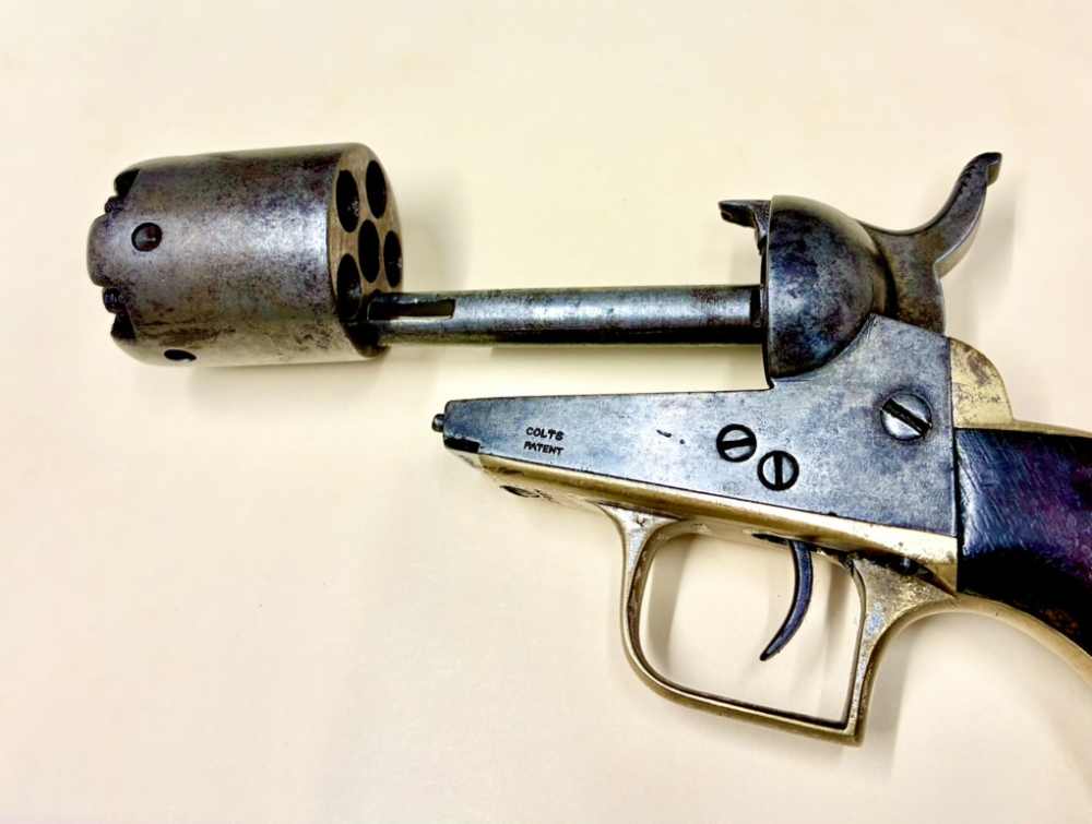 COLT 1848 BABY DRAGOON, 10567 Matching, Silver, VG-Exc-img-8