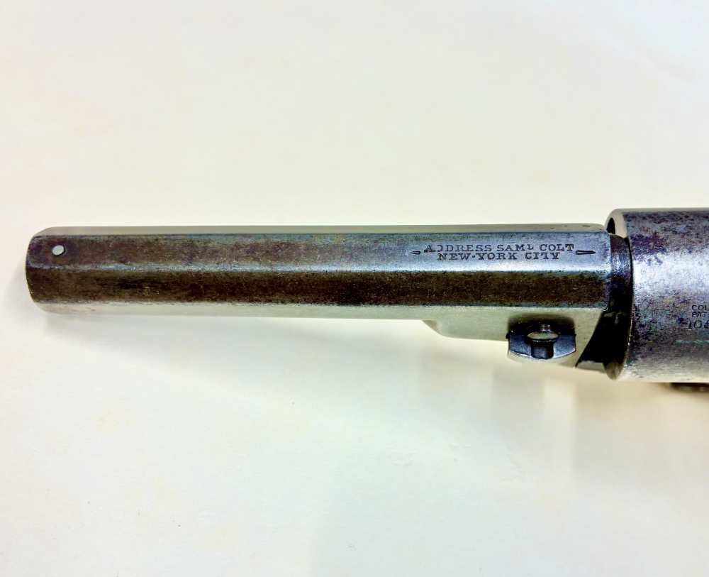 COLT 1848 BABY DRAGOON, 10567 Matching, Silver, VG-Exc-img-1