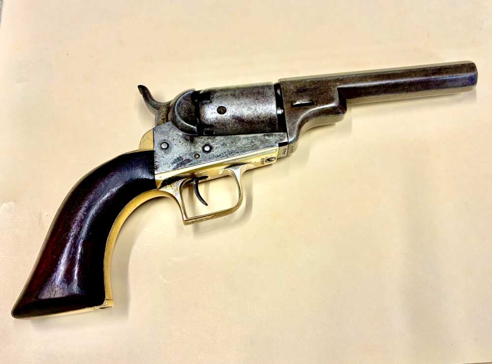 COLT 1848 BABY DRAGOON, 10567 Matching, Silver, VG-Exc-img-12
