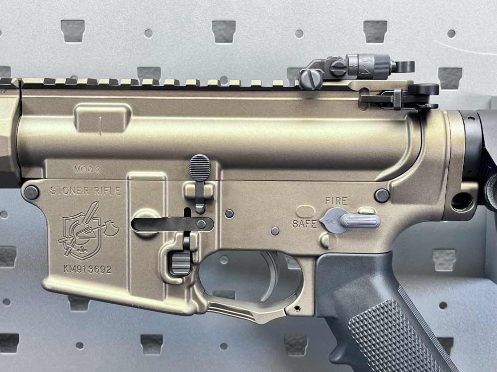RARE KNIGHTS ARMAMENT SR-15 MOD2 BURNT BRONZE .223REM/556NATO, NO CC FEES -img-7