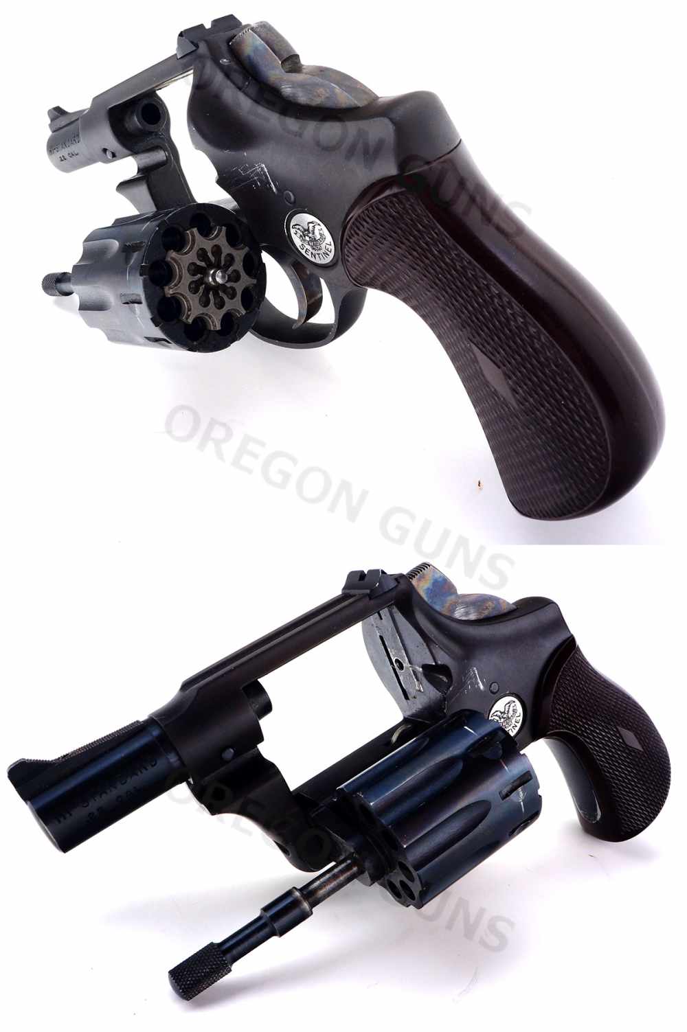 HI-STANDARD SENTINEL SNUB R-101 BLUE .22 LR REVOLVER MFG 1957 C&R OK-img-2